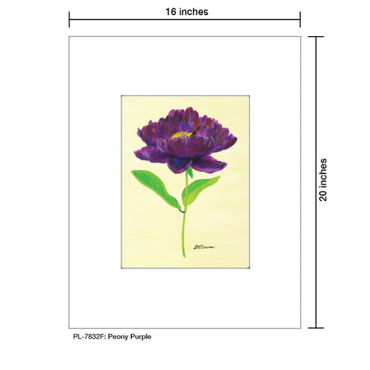 Peony Purple, Print (#7832F)