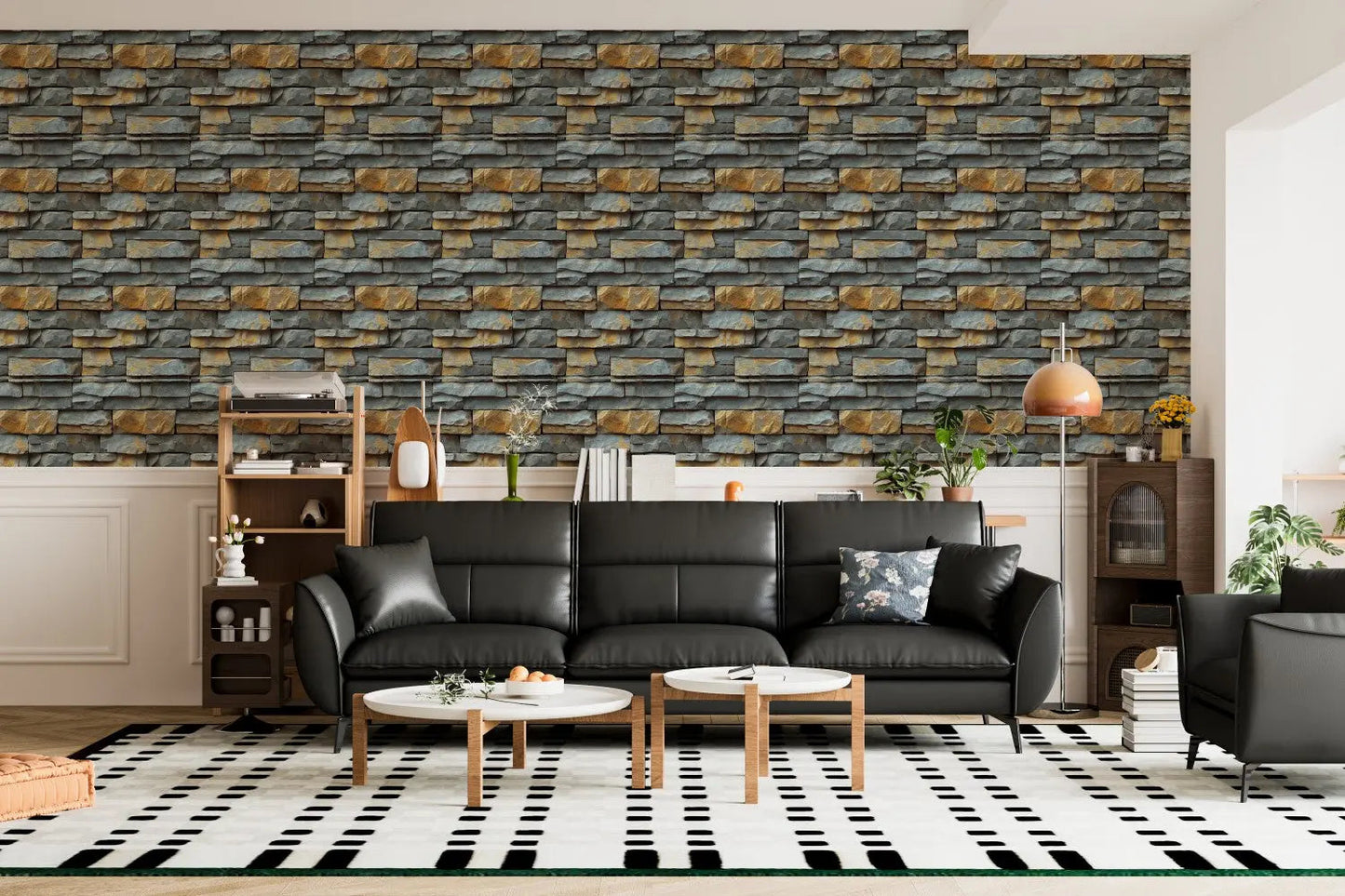Golden Slate Stacked Stone