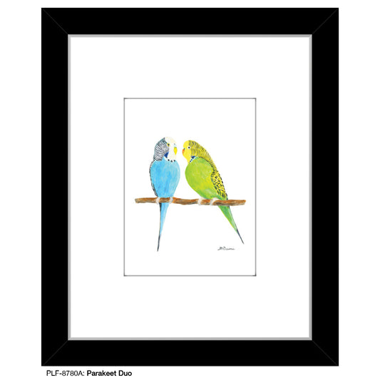 Parakeet Duo, Print (#8780A)