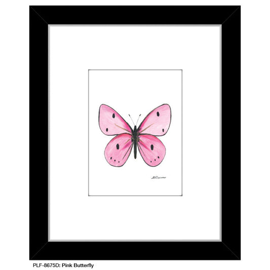 Pink Butterfly, Print (#8675D)