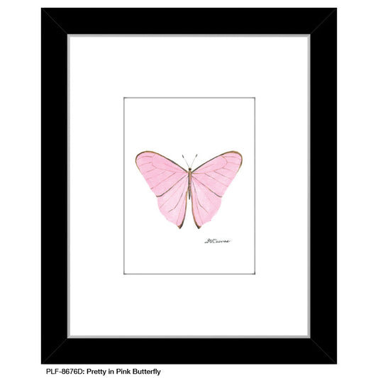 Pretty in Pink Butterfly, Print (#8676D)