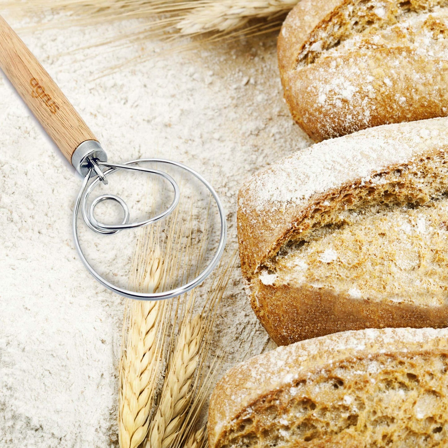 Danish Dough Whisk Bread Making Tools Danish Dough Hook Bread