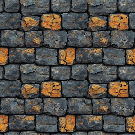Forged Ember Stone Wall