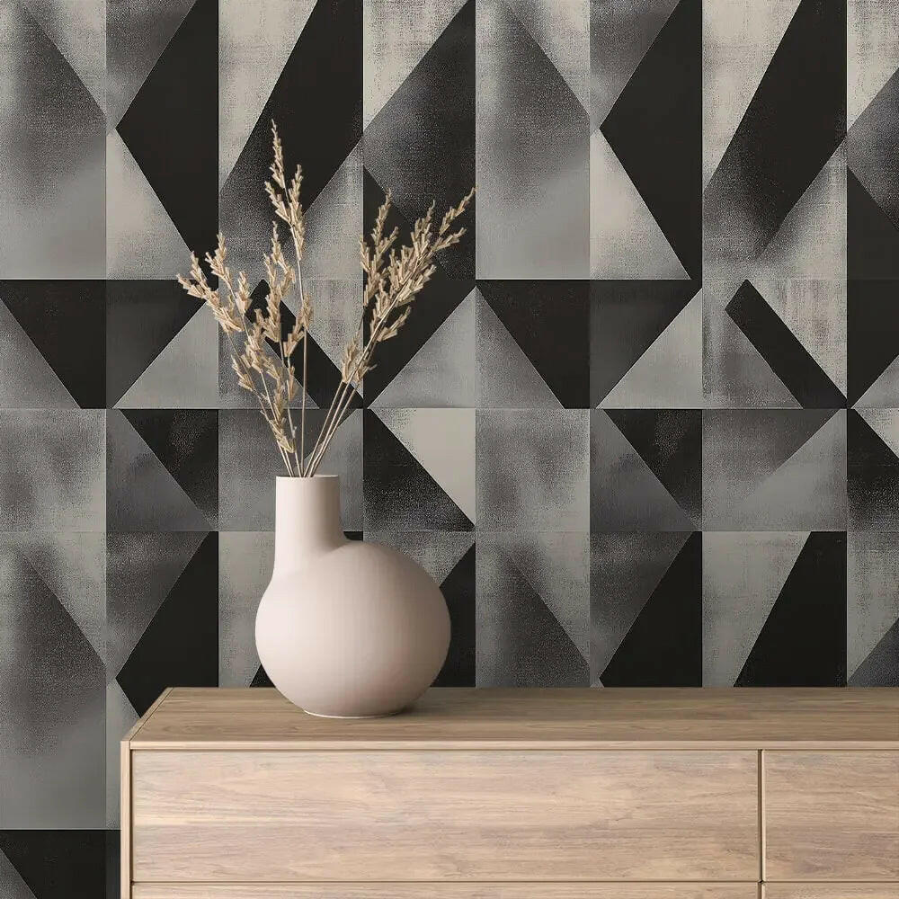 Charcoal Shard Geometric