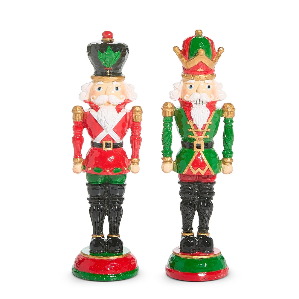 Christmas Carousel Collection - 10" Traditional Nutcracker - SET OF 2