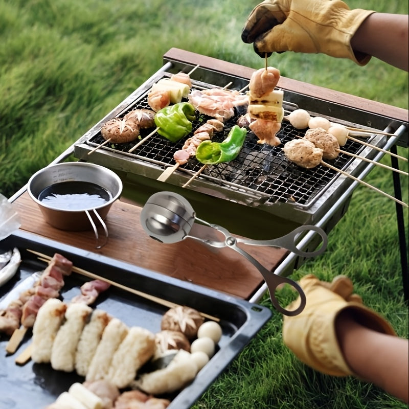 Effortless NonStick Stainless Steel Meatball Maker for Camping