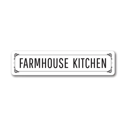 Vintage Farmhouse Kitchen Sign | Home Decor | Kitchen + Metal