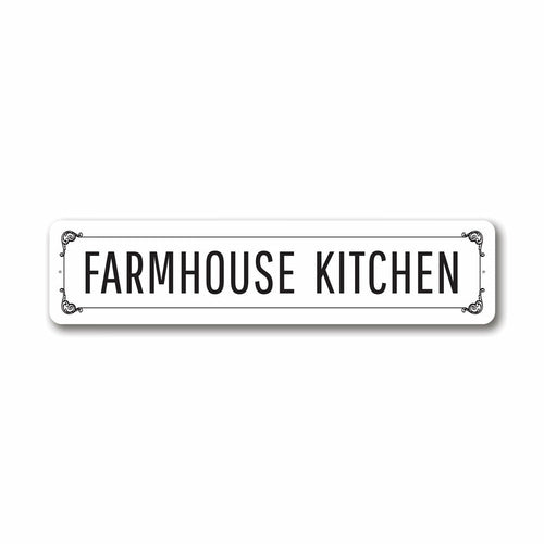 Vintage Farmhouse Kitchen Sign | Home Decor | Kitchen + Metal