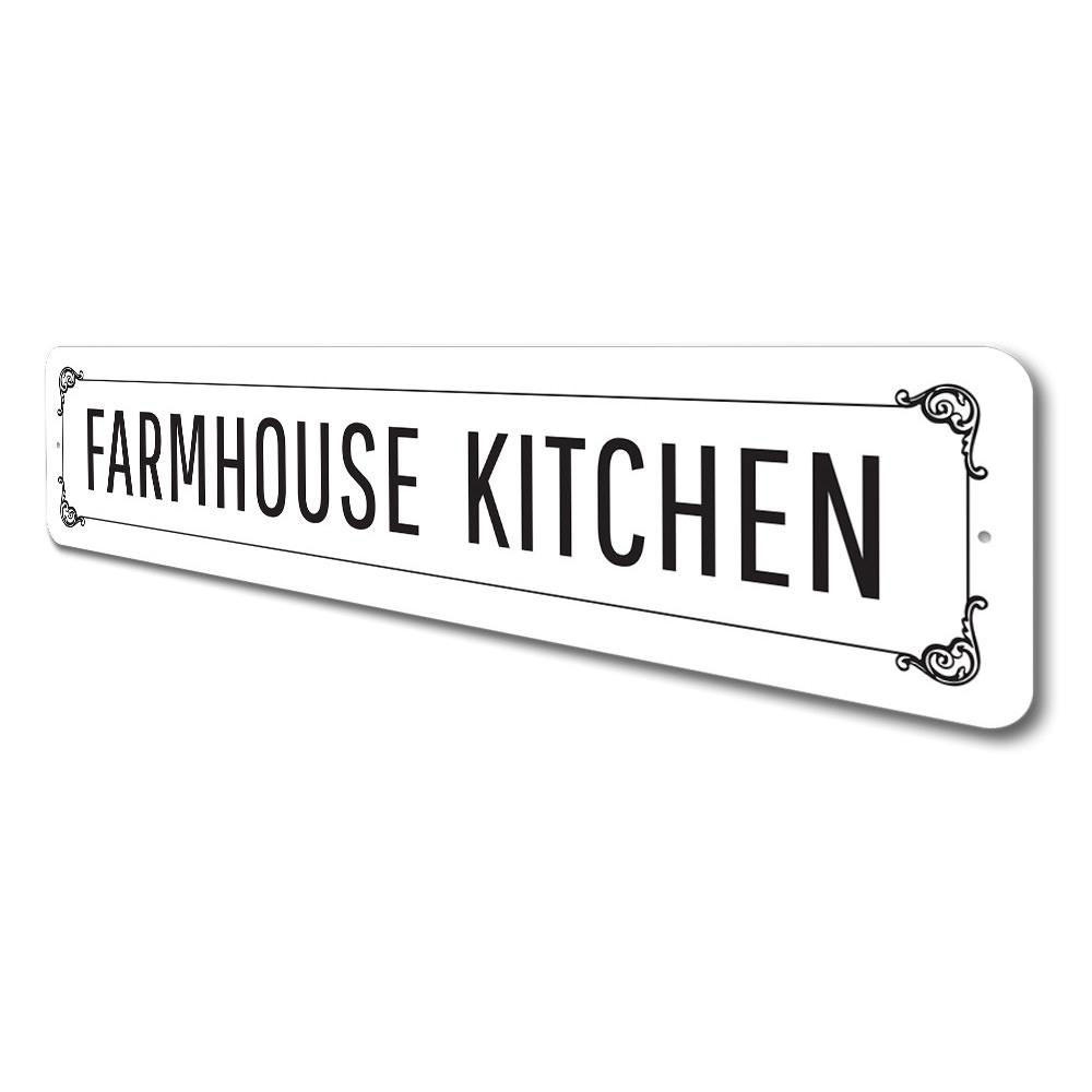 Vintage Farmhouse Kitchen Sign | Home Decor | Kitchen + Metal