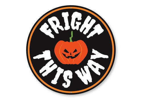 Halloween Pun Sign | Happy | Kitchen + Metal