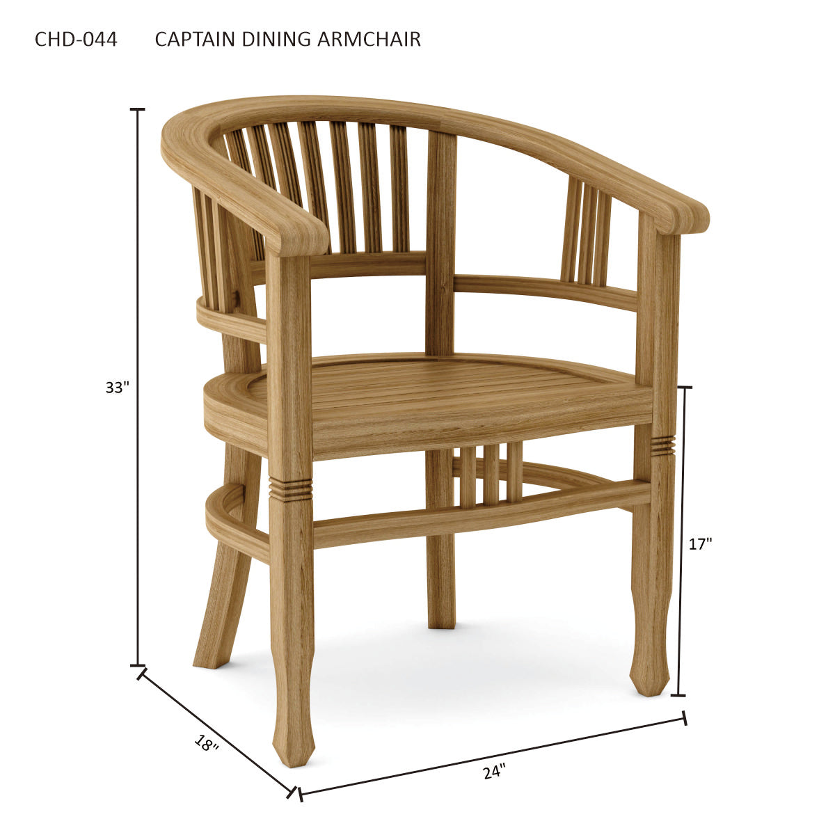 Captain Dining Armchair