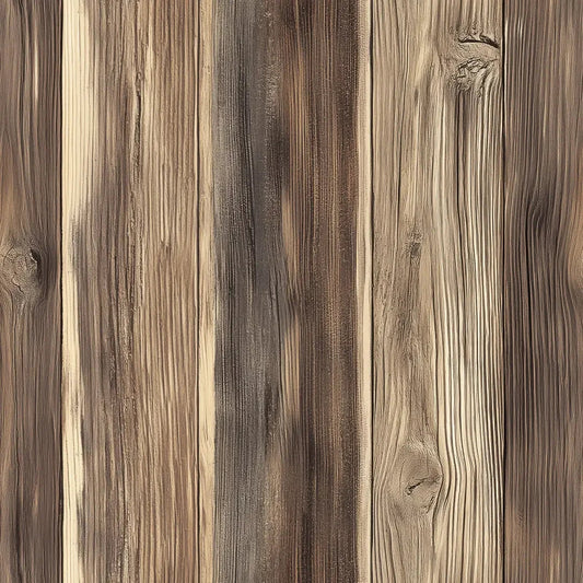 Weathered Barnwood Planks Wallpaper