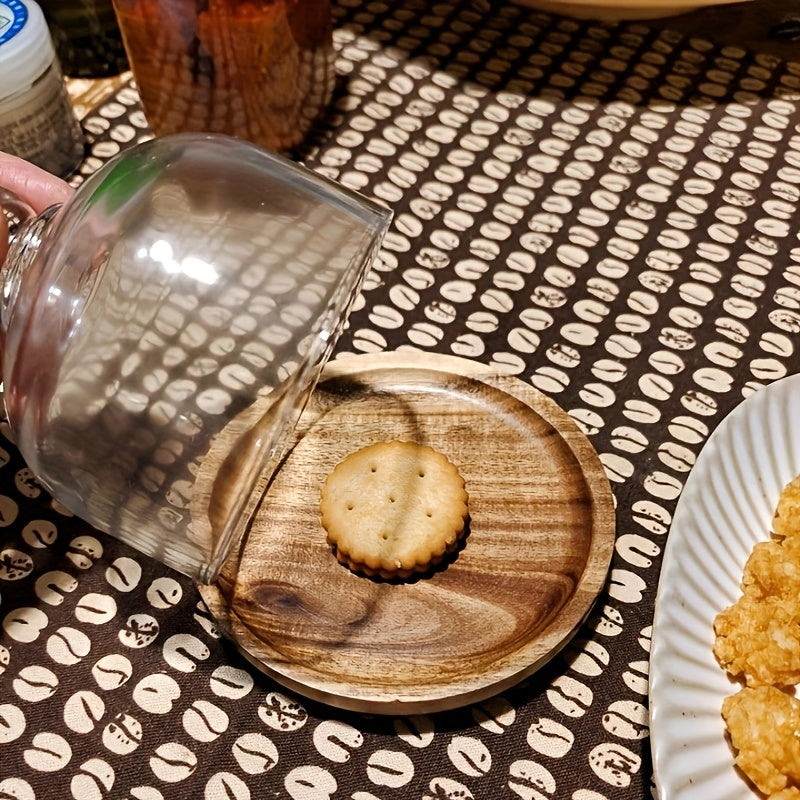 Elegant Acacia Wood Tray Perfect for Dining Decor