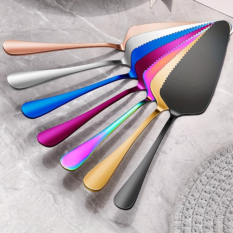 Stainless Steel Cake Shovel with Serrated Edge Tool
