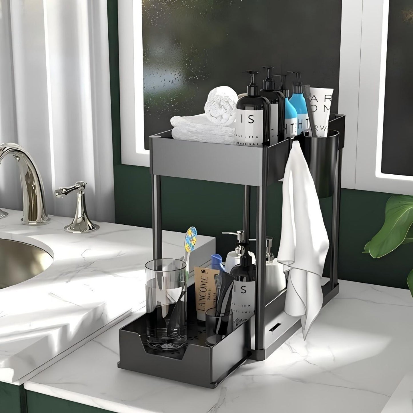 Multi-purpose Kitchen Sink Shelving | Home Organization | Kitchen + Metal