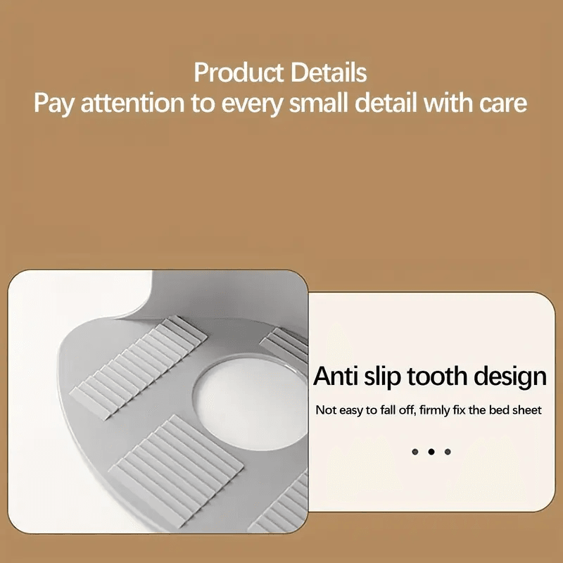 4pcs Bed Sheet Grippers – Non-Slip Mattress Clips & Fasteners