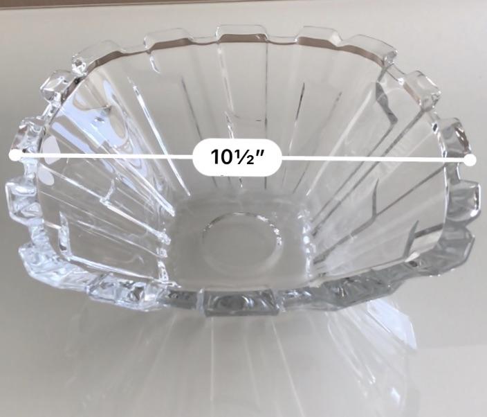 BOLERO White Crystal Bowl | Kitchen + Metal