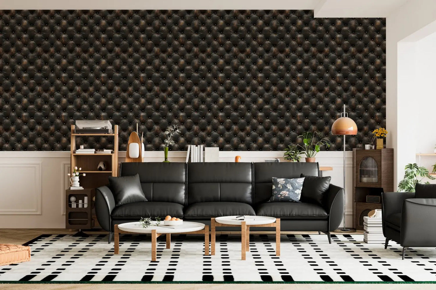 Heirloom Tufted Leather Panel