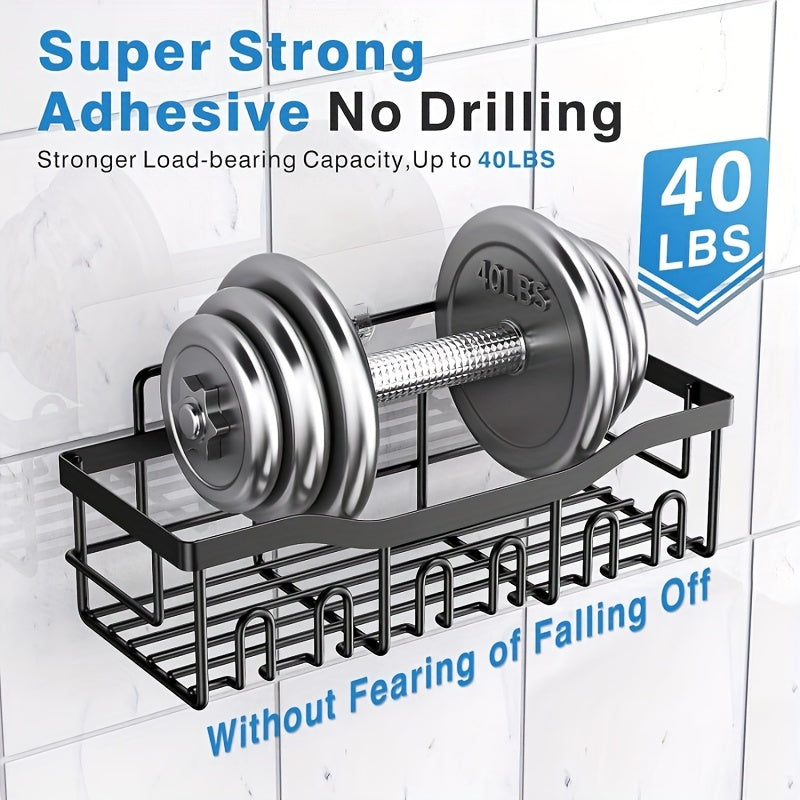Rustproof WallMounted Stainless Steel Bathroom Shelf Set