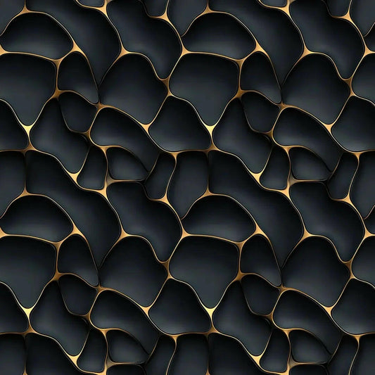 Obsidian & Gold Organic Web