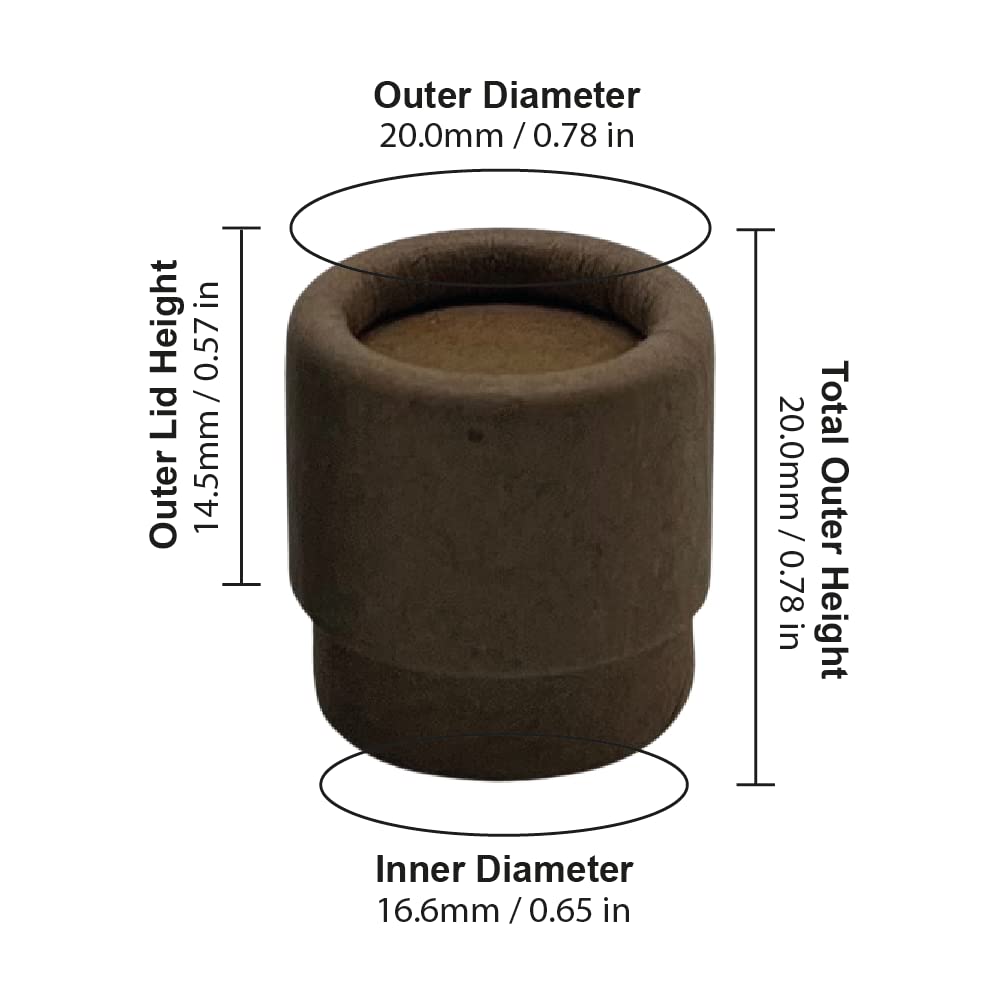 .1 ounce / 3 g Micro Paper Jars for Samples