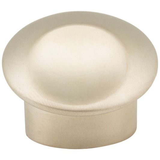 1-1/4" Diameter Dull Nickel Round Capri Cabinet Knob