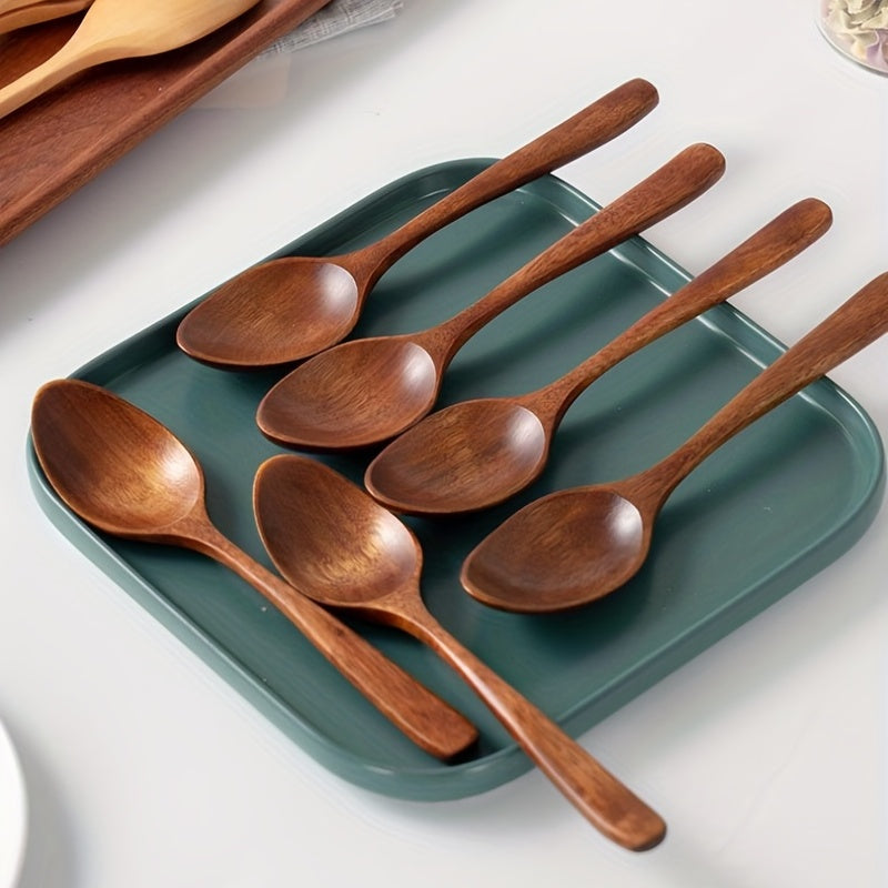 Set of 36 NonStick Wooden Spoons for Cooking