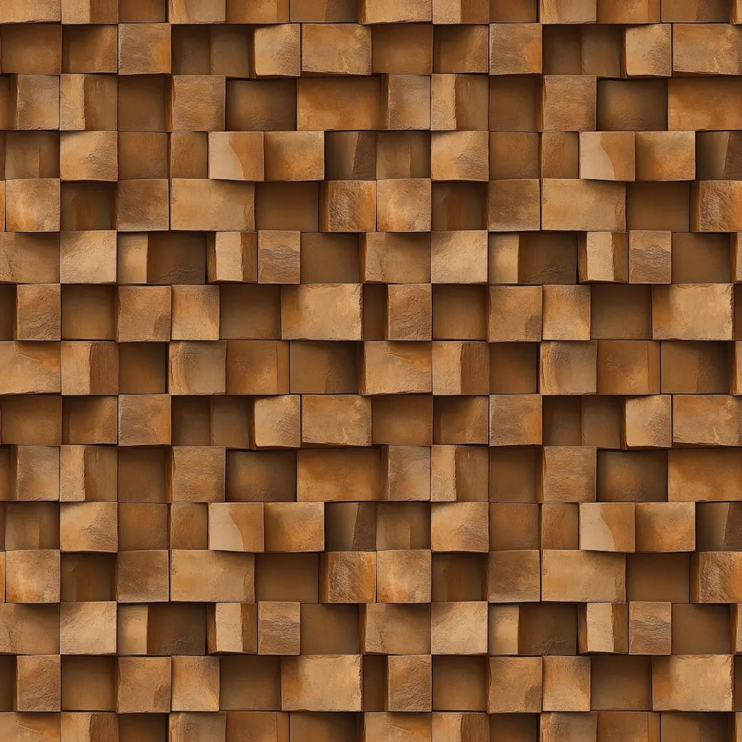 Artisan Wood Block Relief