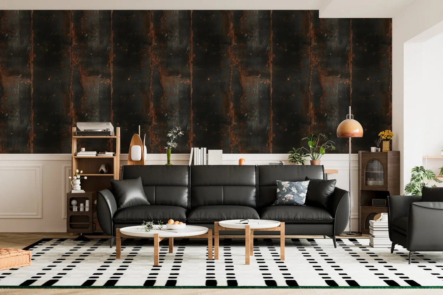 Midnight Forge with Copper Veins