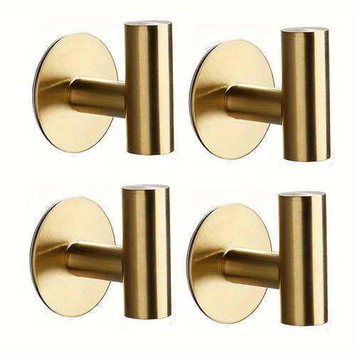 Set of Modern Metal SelfAdhesive Towel Hooks