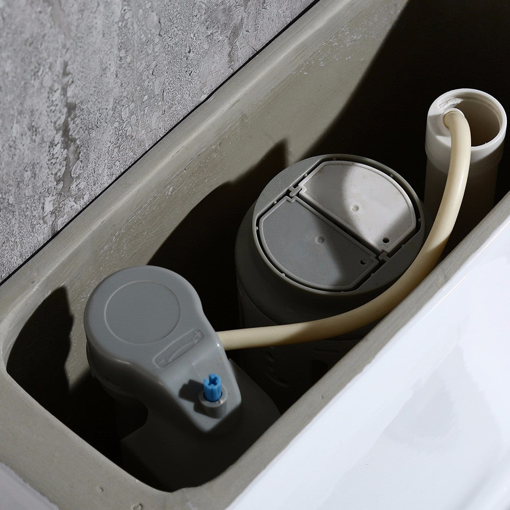 WOODBRIDGE One Piece Short Compact Bathroom Tiny Mini Commode Water Closet Dual Flush Concealed Trapway