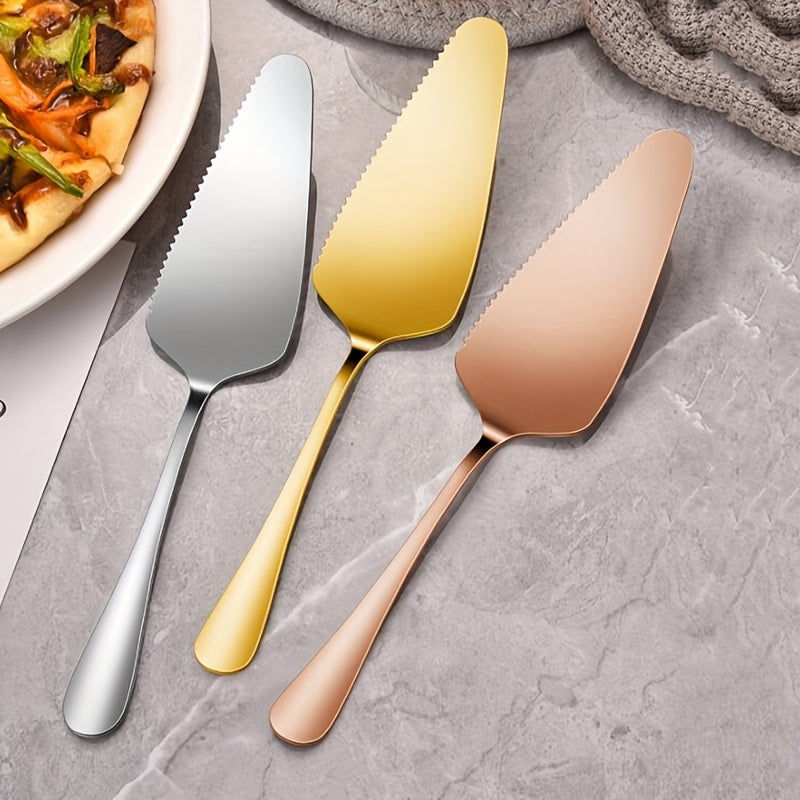 Stainless Steel Cake Shovel with Serrated Edge Tool