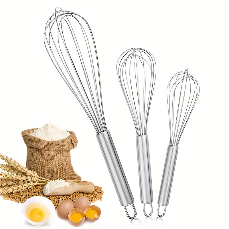 Stainless Steel Whisk Essential Egg Beater Mixer Tool