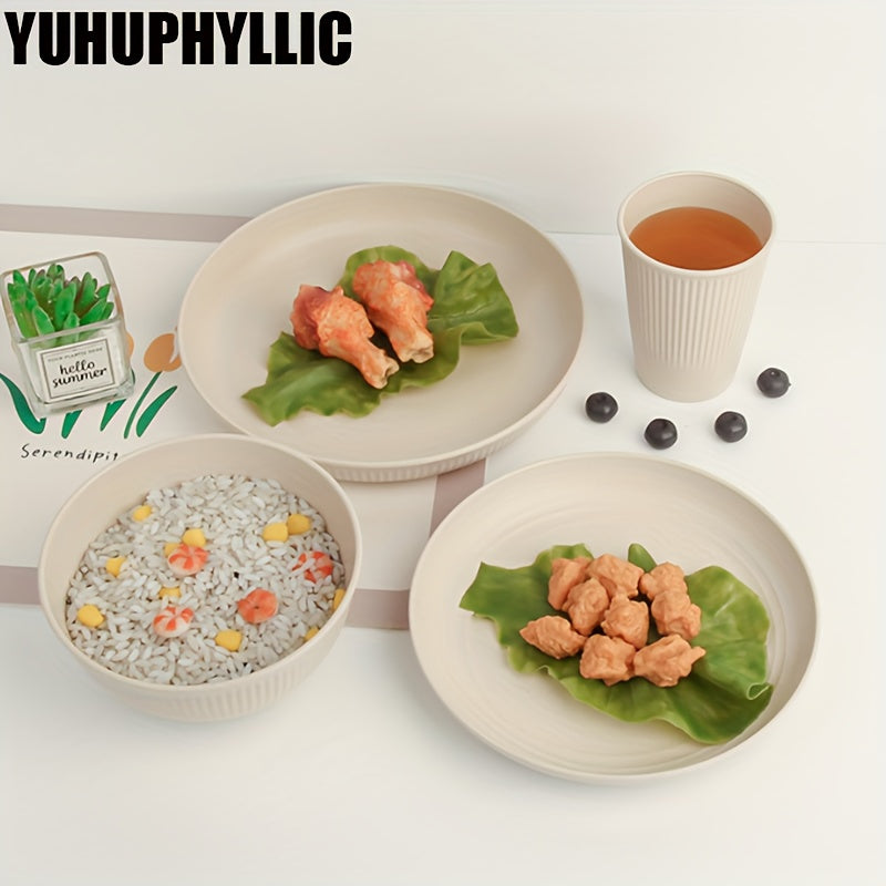 Durable 16Piece Unbreakable Dinnerware Set for Outdoors Parties