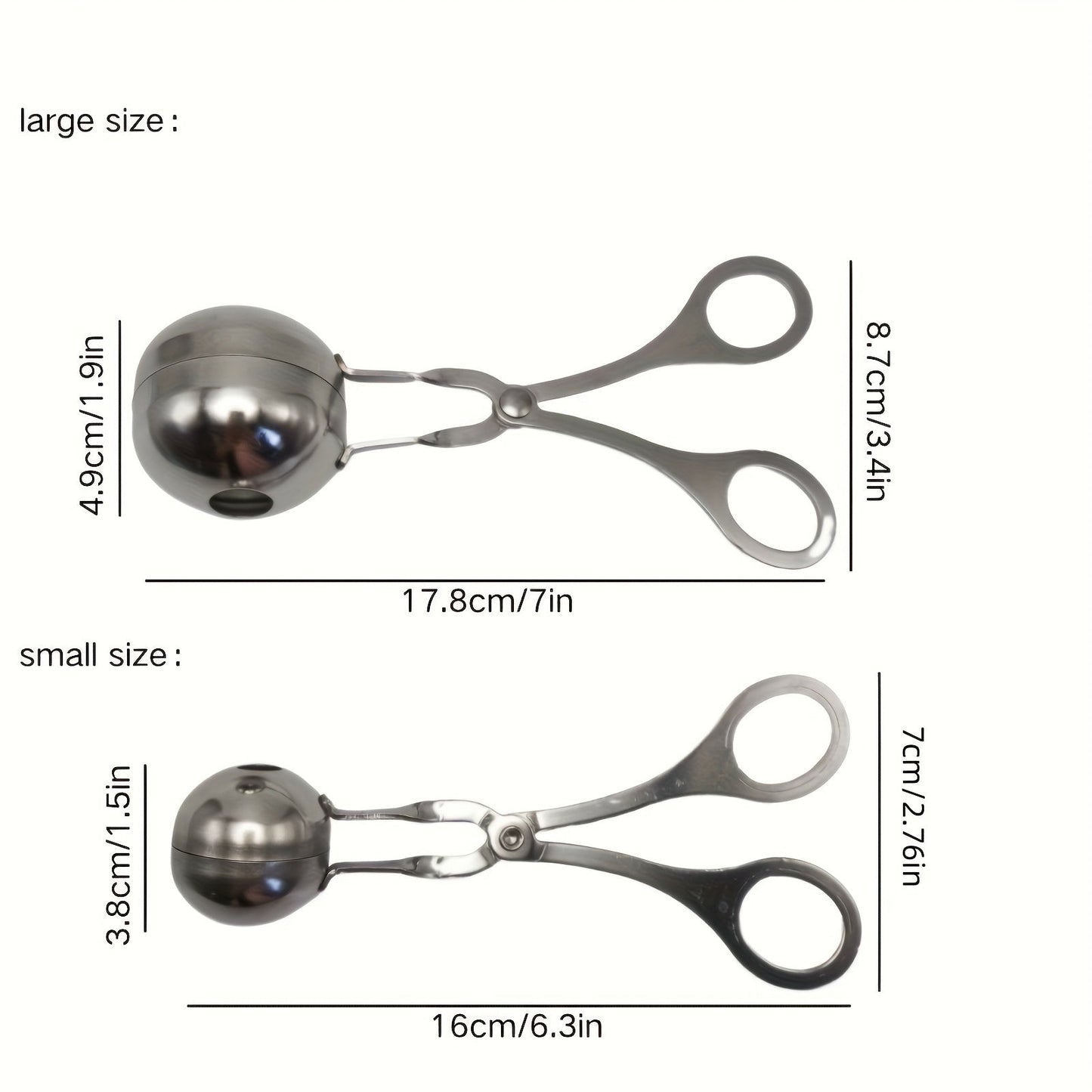 Effortless NonStick Stainless Steel Meatball Maker for Camping