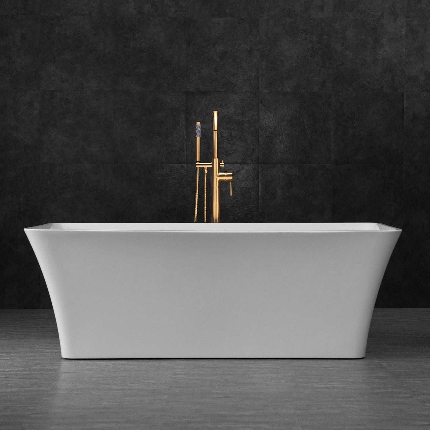 WOODBRIDGE 67" Acrylic Freestanding Bathtub Contemporary Soaking Tub