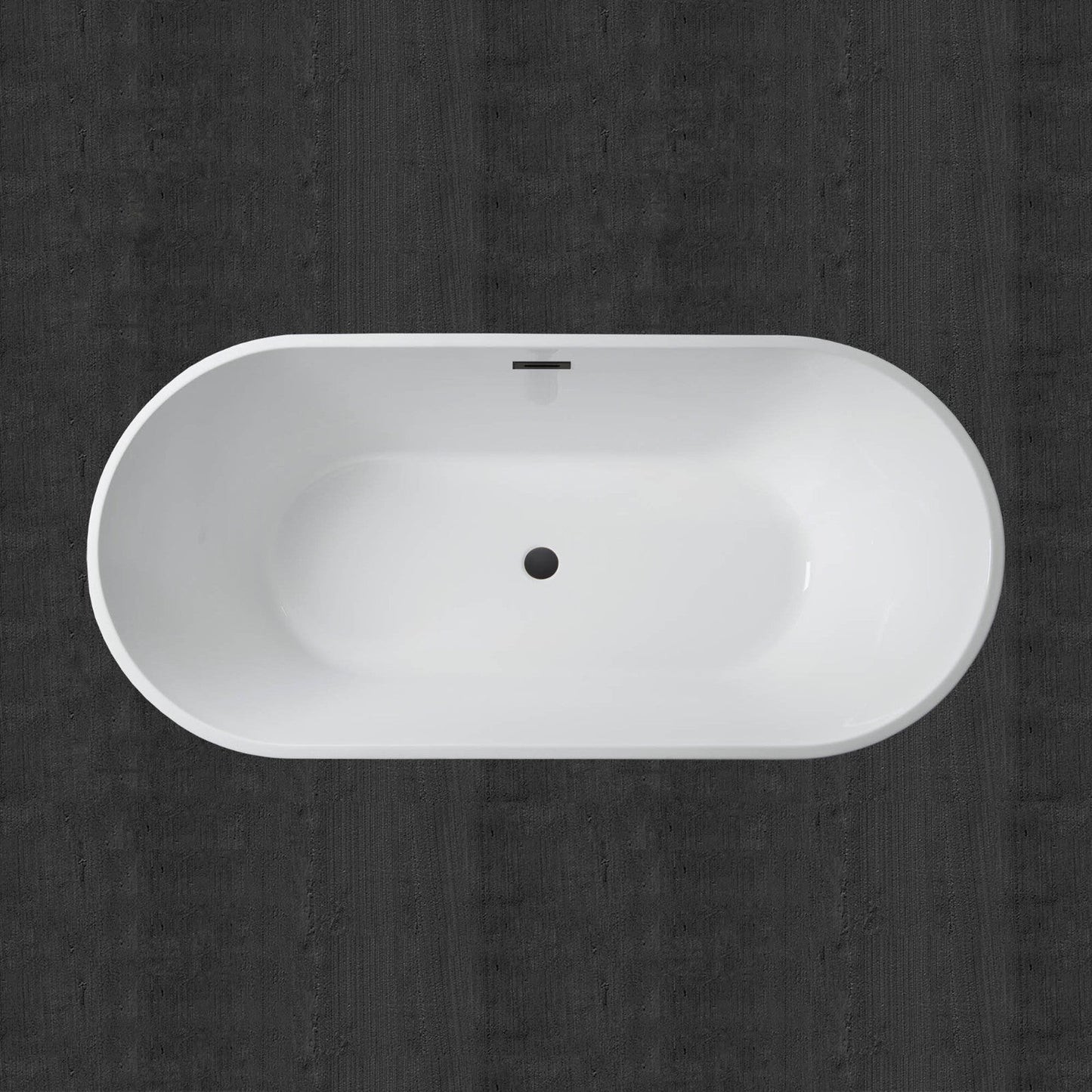 WOODBRIDGE 67" Acrylic Freestanding Bathtub Contemporary Soaking Tub