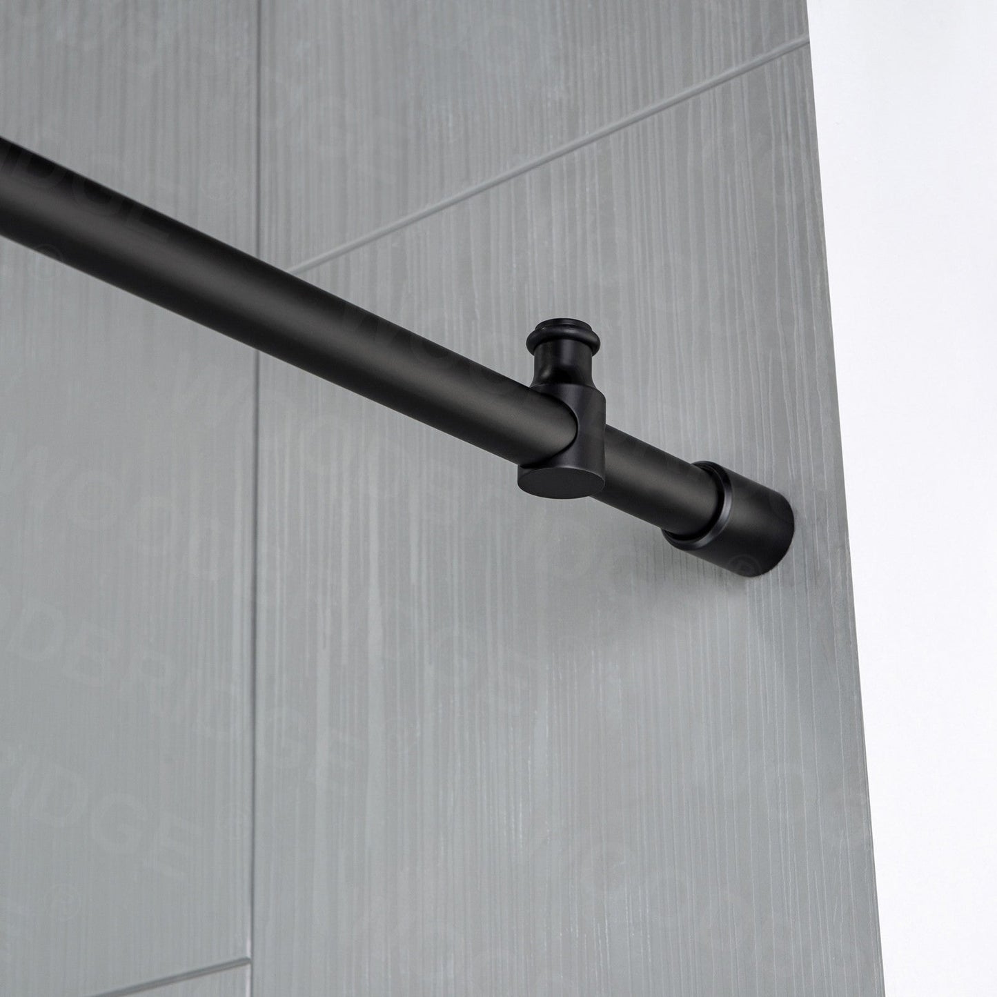 WOODBRIDGE MBSDC4876-B Frameless Shower Doors 44-48" Width x 76"Height with 3/8"(10mm) Clear Tempered Glass