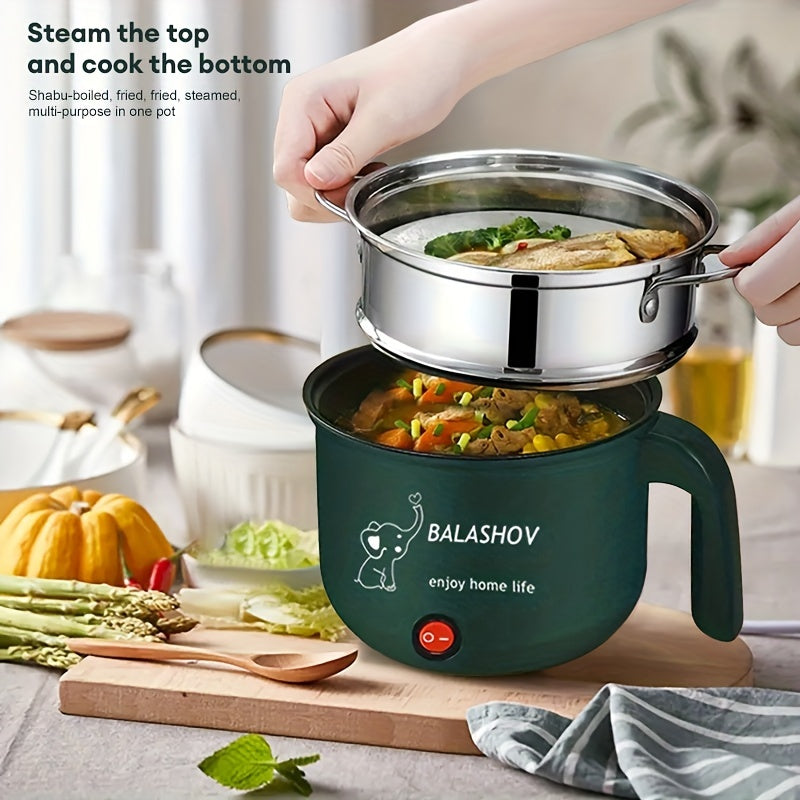 Compact EU Plug Mini Electric Hot Pot Skillet