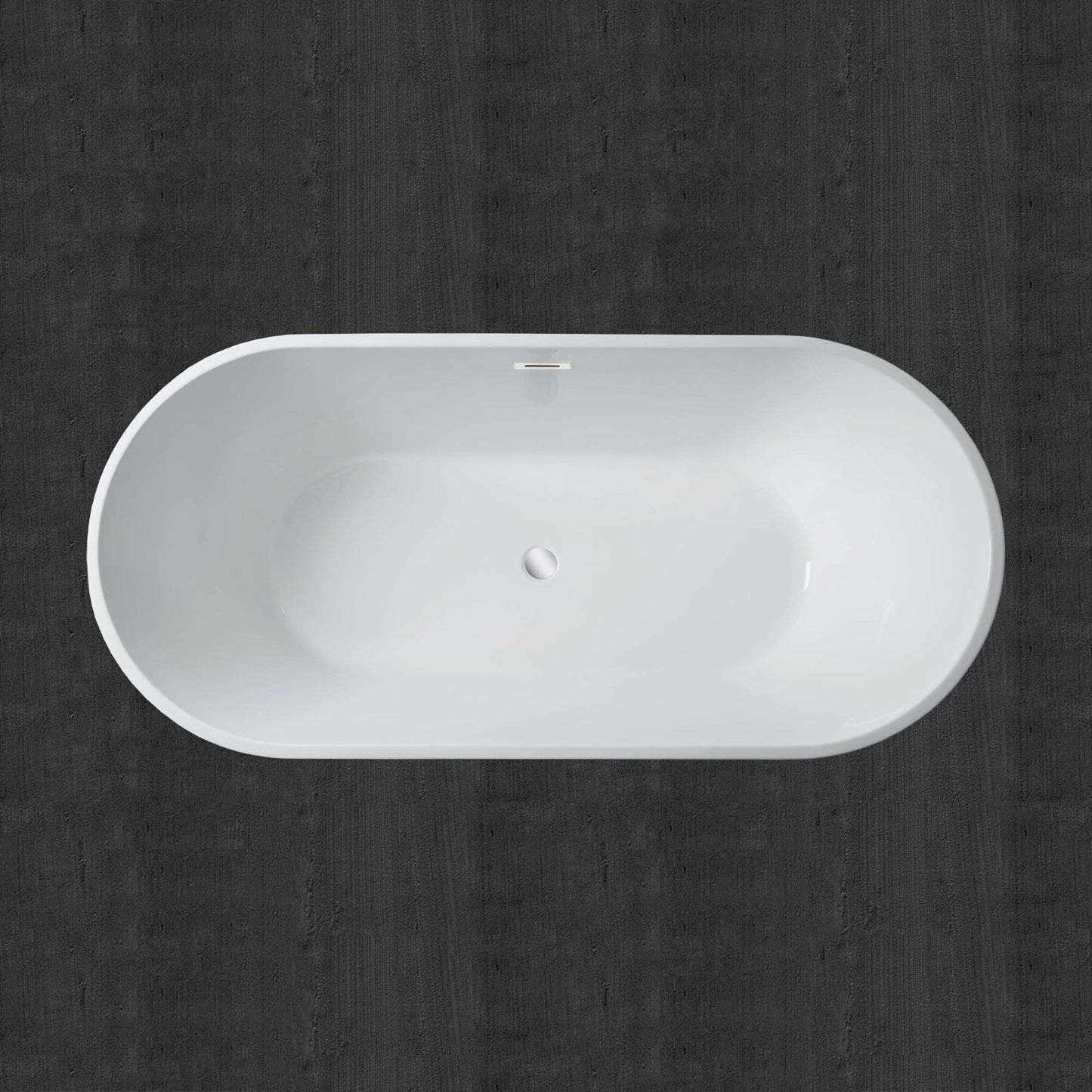 WOODBRIDGE 67" Acrylic Freestanding Bathtub Contemporary Soaking Tub