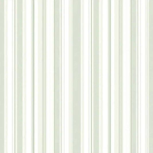 Serene Sage Stripe Wallpaper