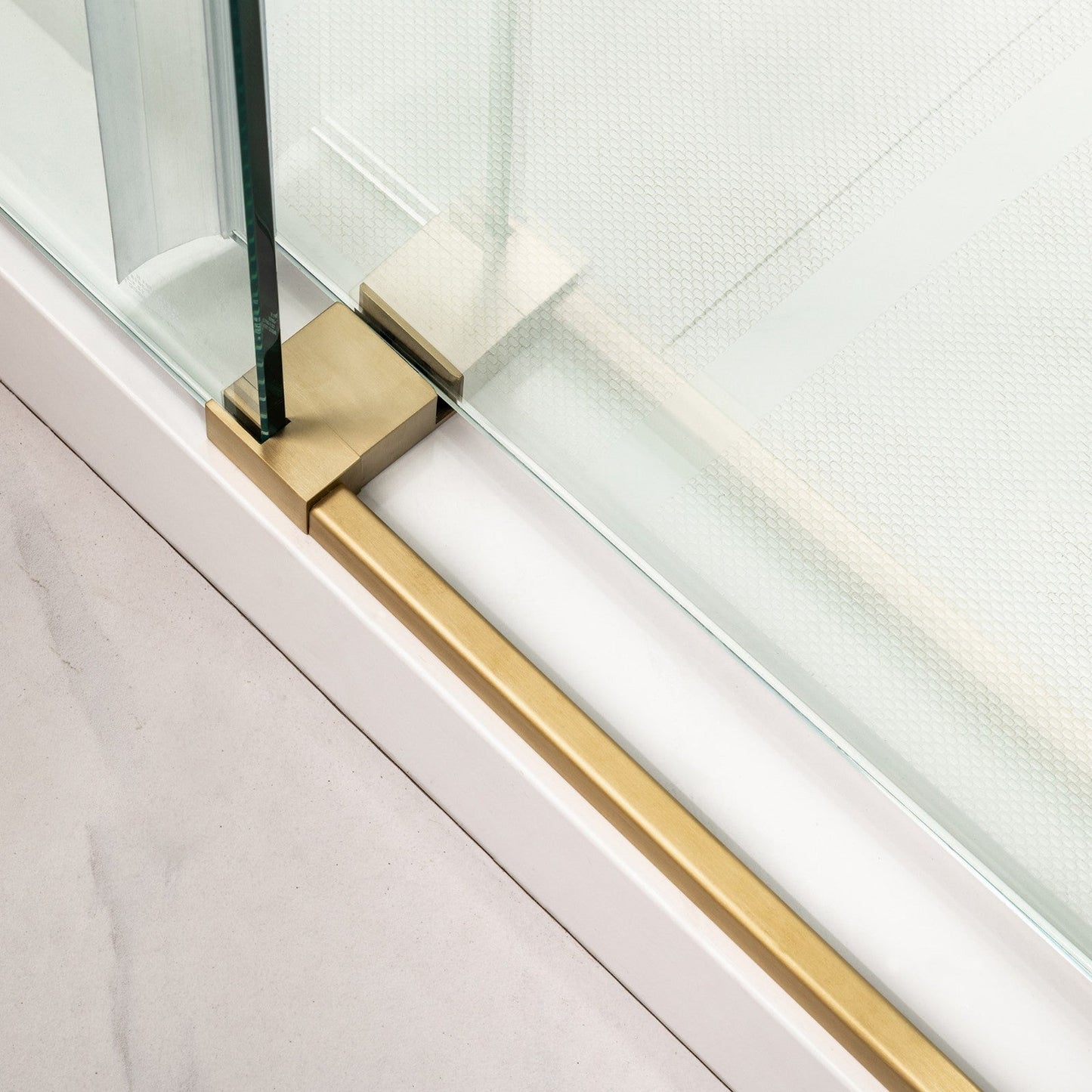 WOODBRIDGE MBSDC4876-B Frameless Shower Doors 44-48" Width x 76"Height with 3/8"(10mm) Clear Tempered Glass