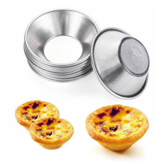 5pcs Practical Egg Tart Aluminum Cupcake Cookie