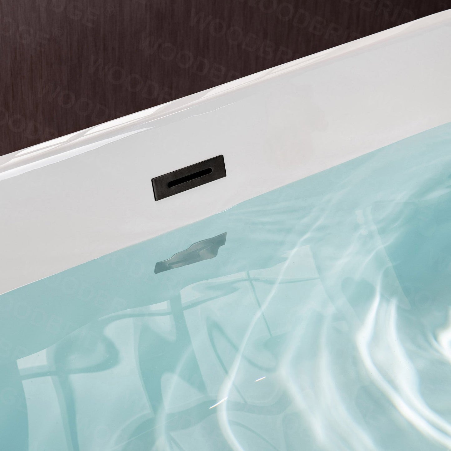WOODBRIDGE 54" Acrylic Freestanding Bathtub Contemporary Soaking Tub