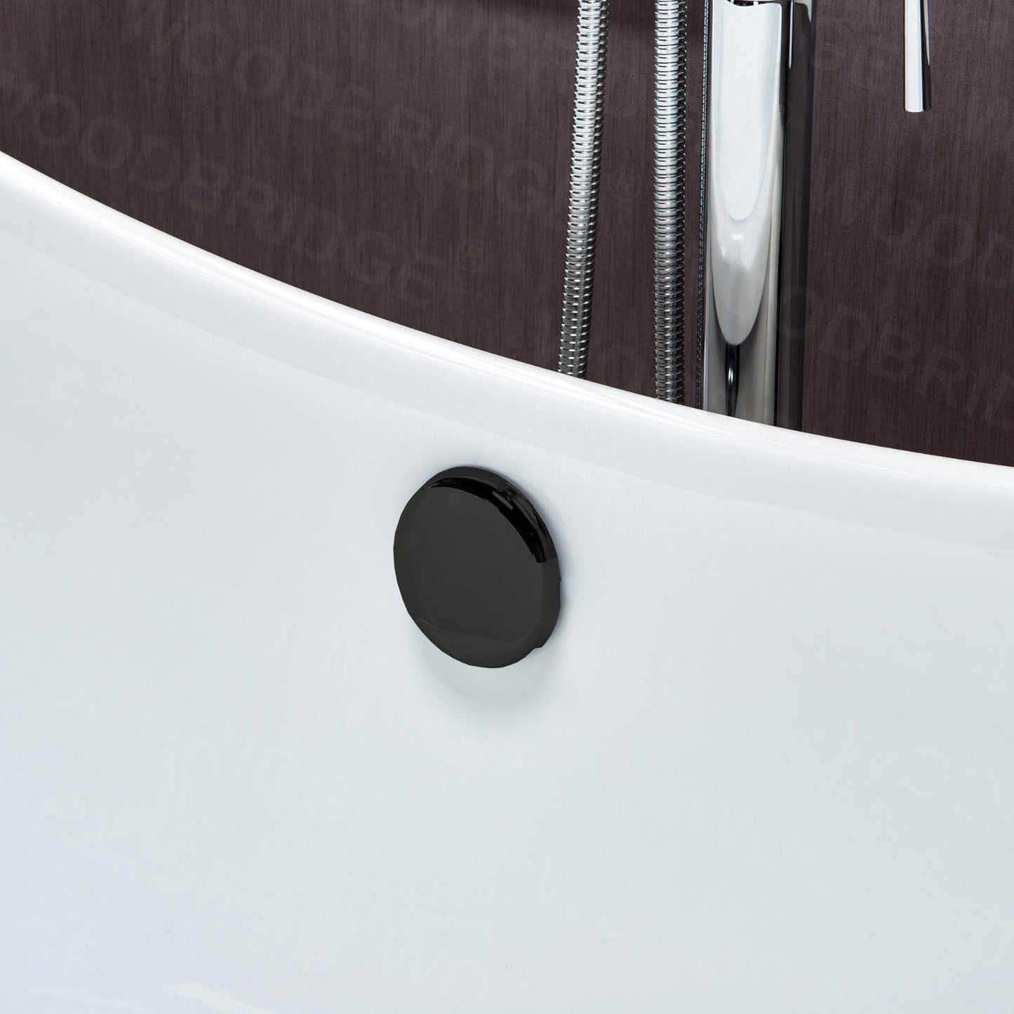 WOODBRIDGE 59" Heavy Duty Acrylic Double Slipper Clawfoot Bath Tub