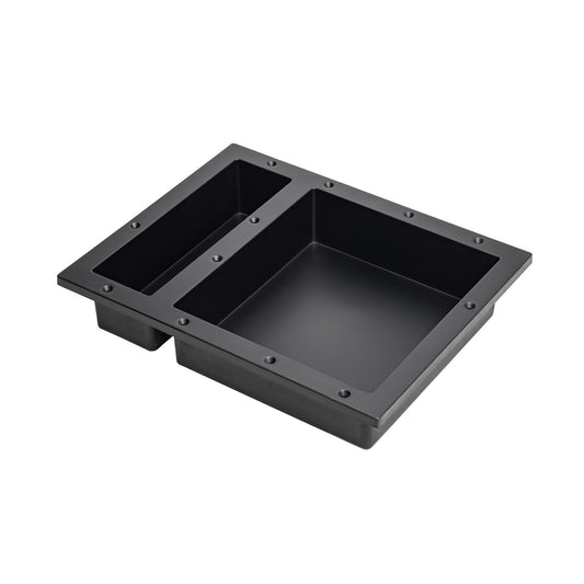 WOODBRIDGE SW1620D Shampoo/Soap Double Niche, Black