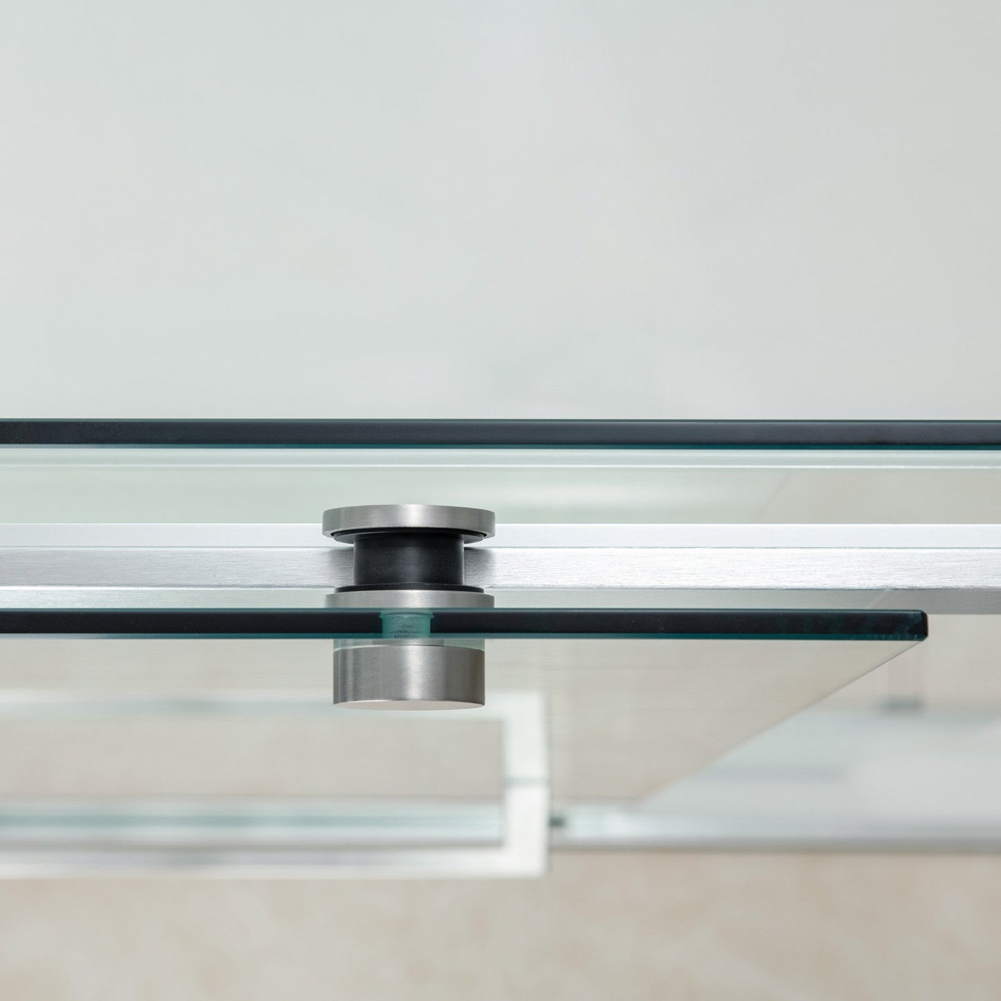 WOODBRIDGE Frameless Bathtub Shower Doors 56-60" Width x 62"Height with 5/16"(8mm) Clear Tempered Glass, 2 Ways Opening & Double Sliding