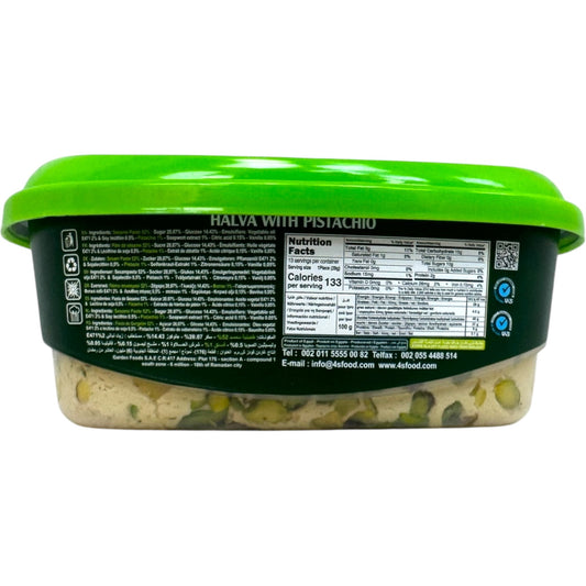 Premium Four Season Halva With Pistachios 350g - Traditional Sweet Treat