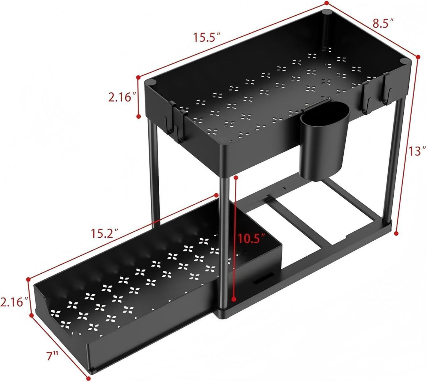 Multi-purpose Kitchen Sink Shelving | Home Organization | Kitchen + Metal