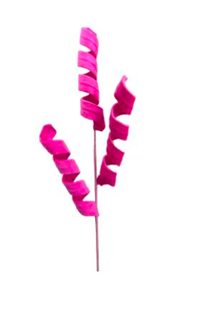 Curly Spray H24 hot pink